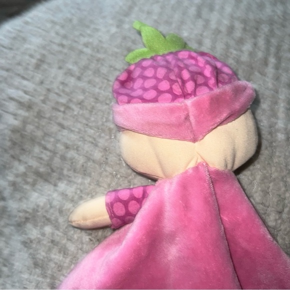 GUND Baby Berry Sweet Dolly Pink Lovey Satin Snug Security Blanket 12” READ - Picture 10 of 16